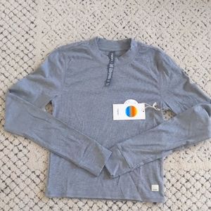 Vuori mudra fitted long sleeve tee